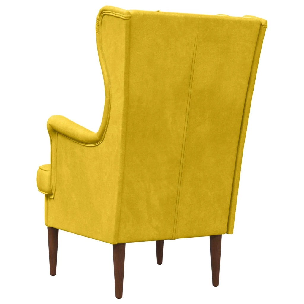 Poltrona Giallo Velluto 42029902