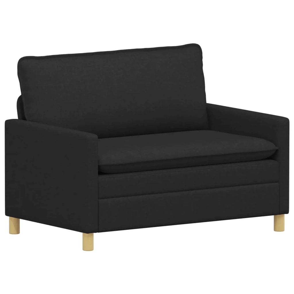Set di divani 2 pz Nero Tessuto 3417019