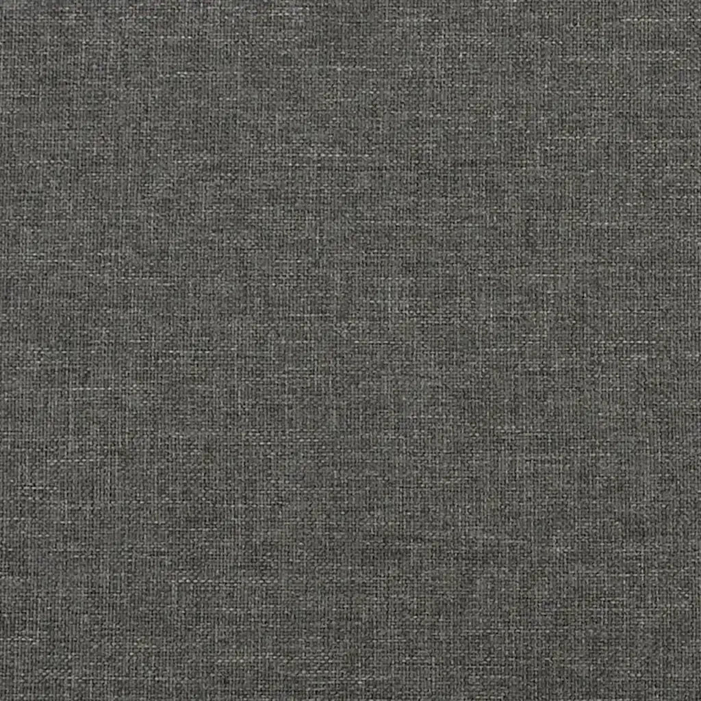 Letto a Molle Materasso e LED Grigio Scuro 120x190cm in Tessuto 3270096