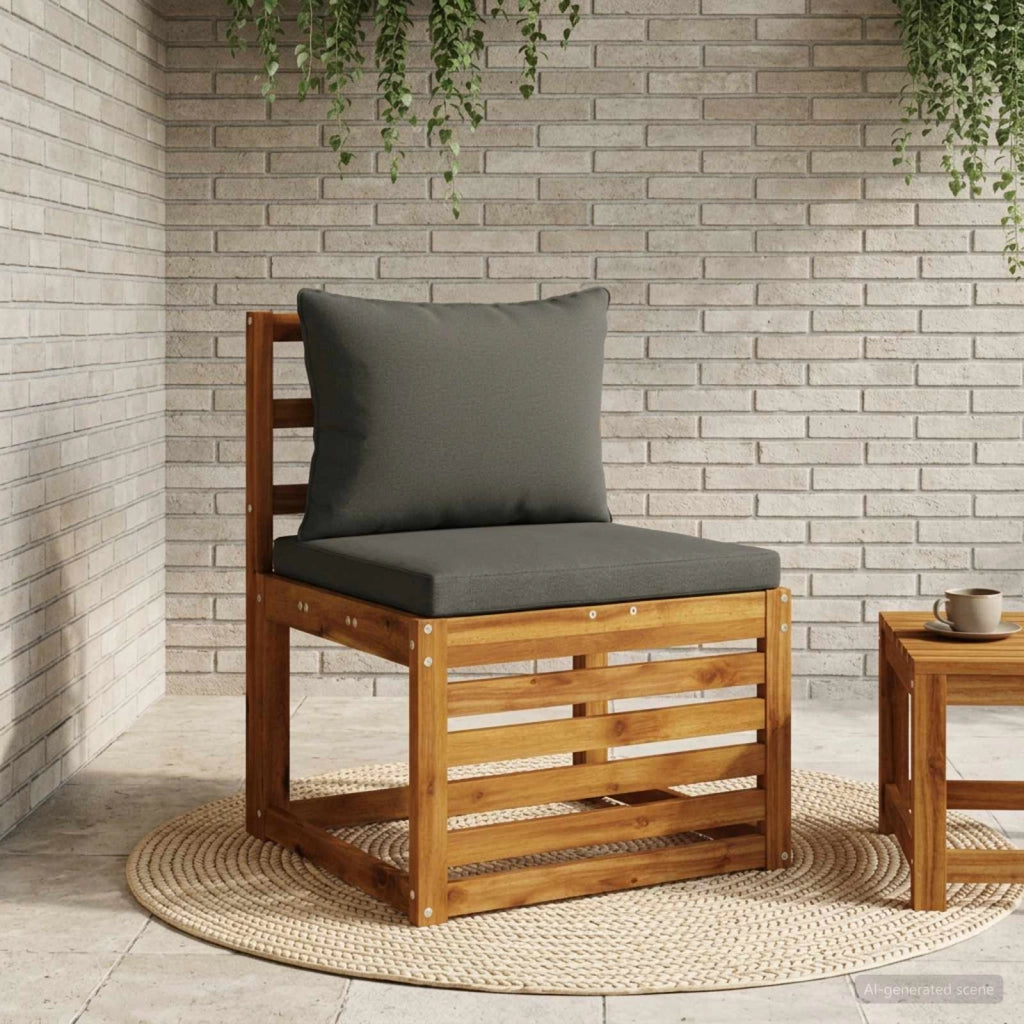 Cuscino per Schiena a 1 Pezzo PUTTEN 100% Poliestere Antracite 946914