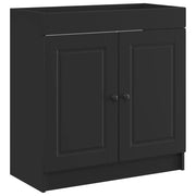 Mobiletto da Bagno | Armadio da bagno sotto il lavello Nero 78,5 x 37,5 x 81 cm