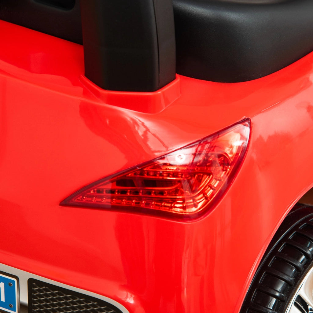 Auto Macchina Cavalcabile per Bambini Clacson e Musica Rossa