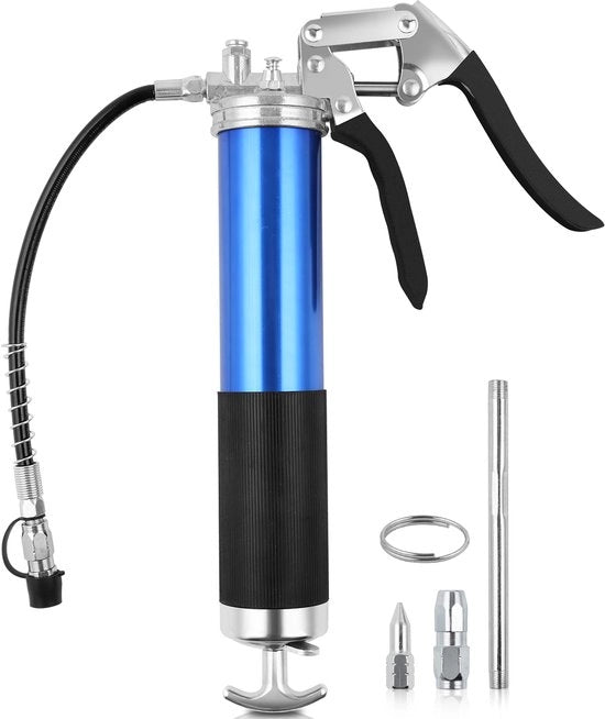 Pistola per pulire - 0,4 l - 550 bar - Pistola per pulire 8000 PSI Blu - Connettore per pistola per pulire - Pistola per pulire in Alluminio - Pistola per pulire a Pistola Pistola per pulire Potente