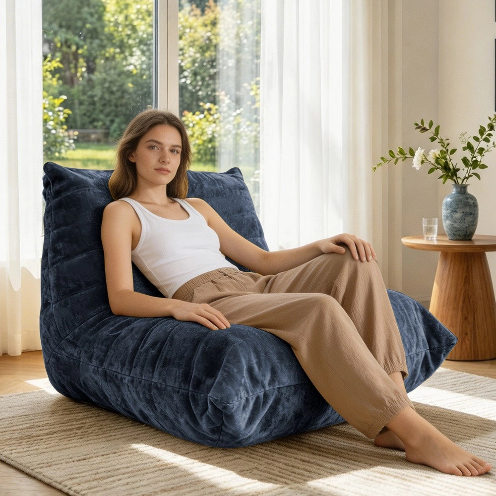 Divano Sdraio Relax ¨C Minimal ¨C Tessuto Bianco