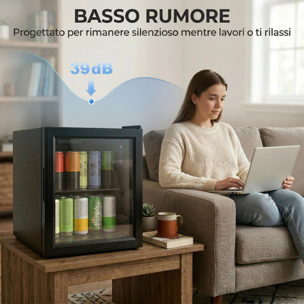 Frigo da Ufficio 46L ¨C Minimal ¨C Nero