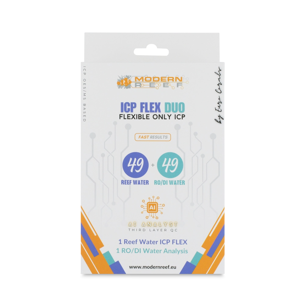 Modern Reef - ICP FLEX DUO 1-SET - test ICP 49+49 parametri per acqua marina e RO/DI