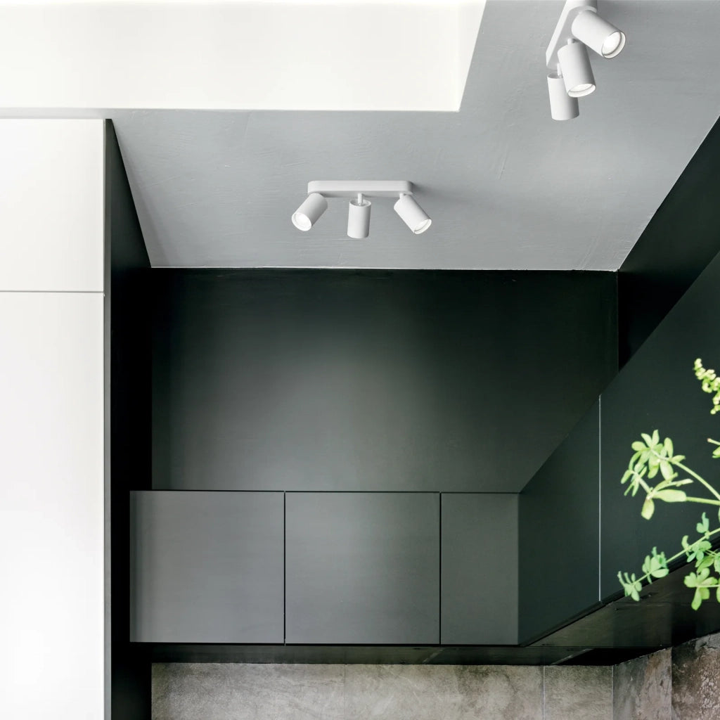 Plafoniera Dynamite 3 Luci Gu10 Ottone