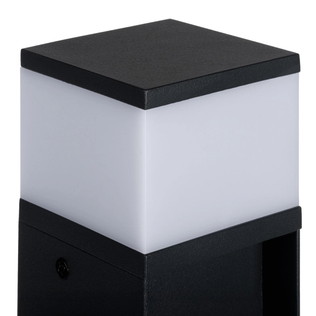 Paletto giardino 30cm nero quadrato G9 11W IP44 Kanlux