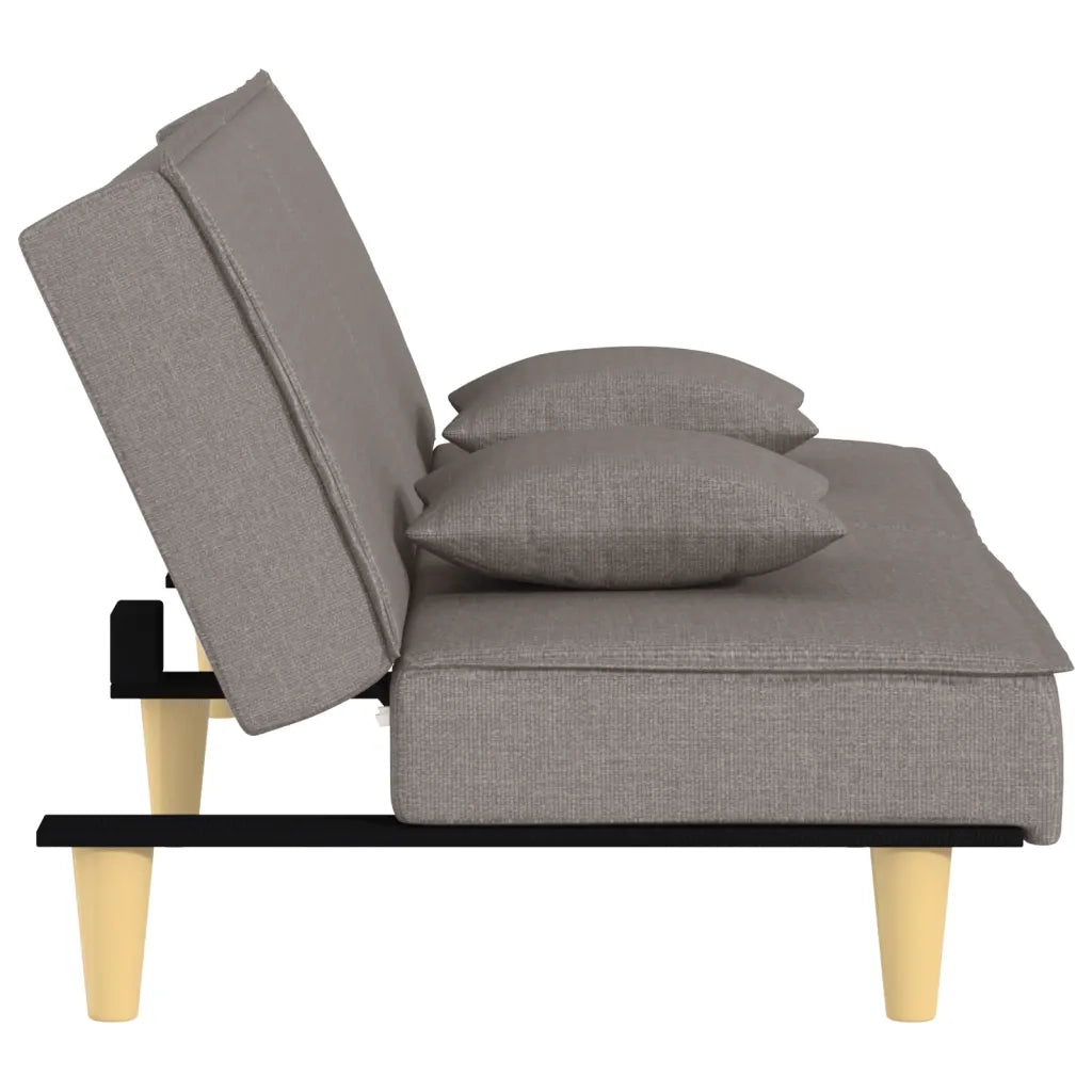Divano letto | Sof¨¤ letto | Letto singolo Tortora in Tessuto
