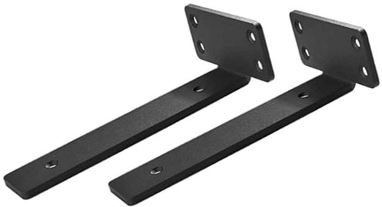 Supporti per tavole in acciaio resistente - 30cm - Nero - Resistente e Duraturo