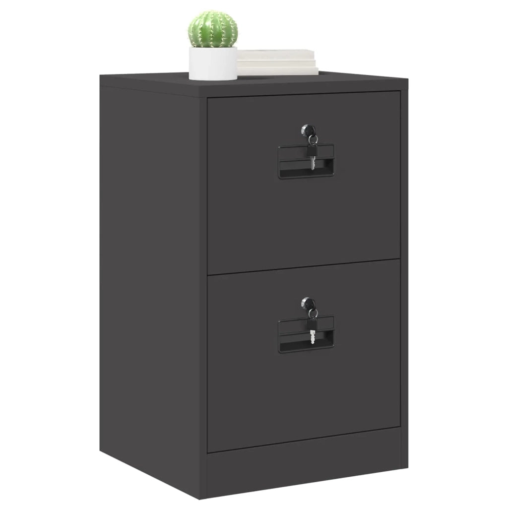 Armadio per File con cassetto Nero 45,5 x 42 x 74,5 cm CFW4475026