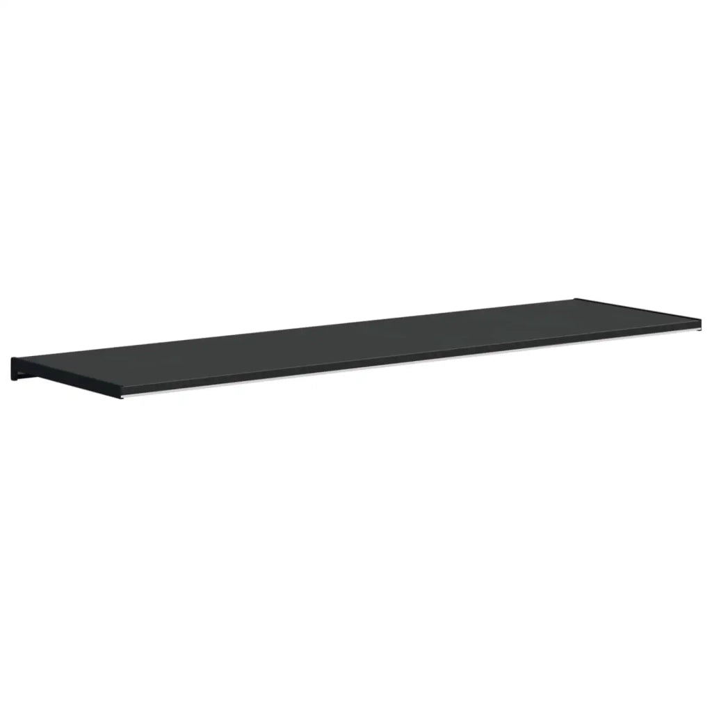 Soglia della Finestra Nero con Venature del Legno PVC 42046873
