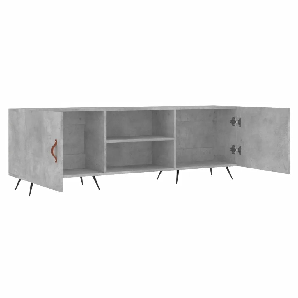 Mobile TV | Armadietto TV | Mobile Porta TV Grigio Cemento 150x30x50cm in Legno Multistrato