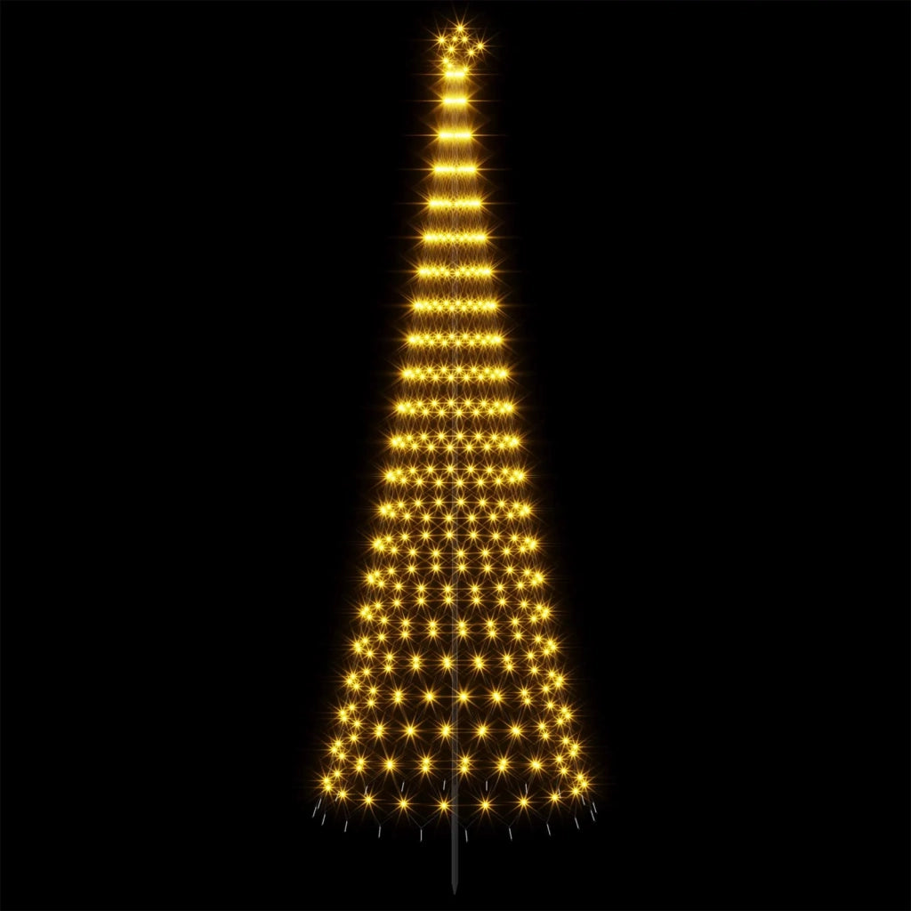 Albero di Natale LED EKENAS 400 cm 450 LED Bianco caldo Ferro 42053605