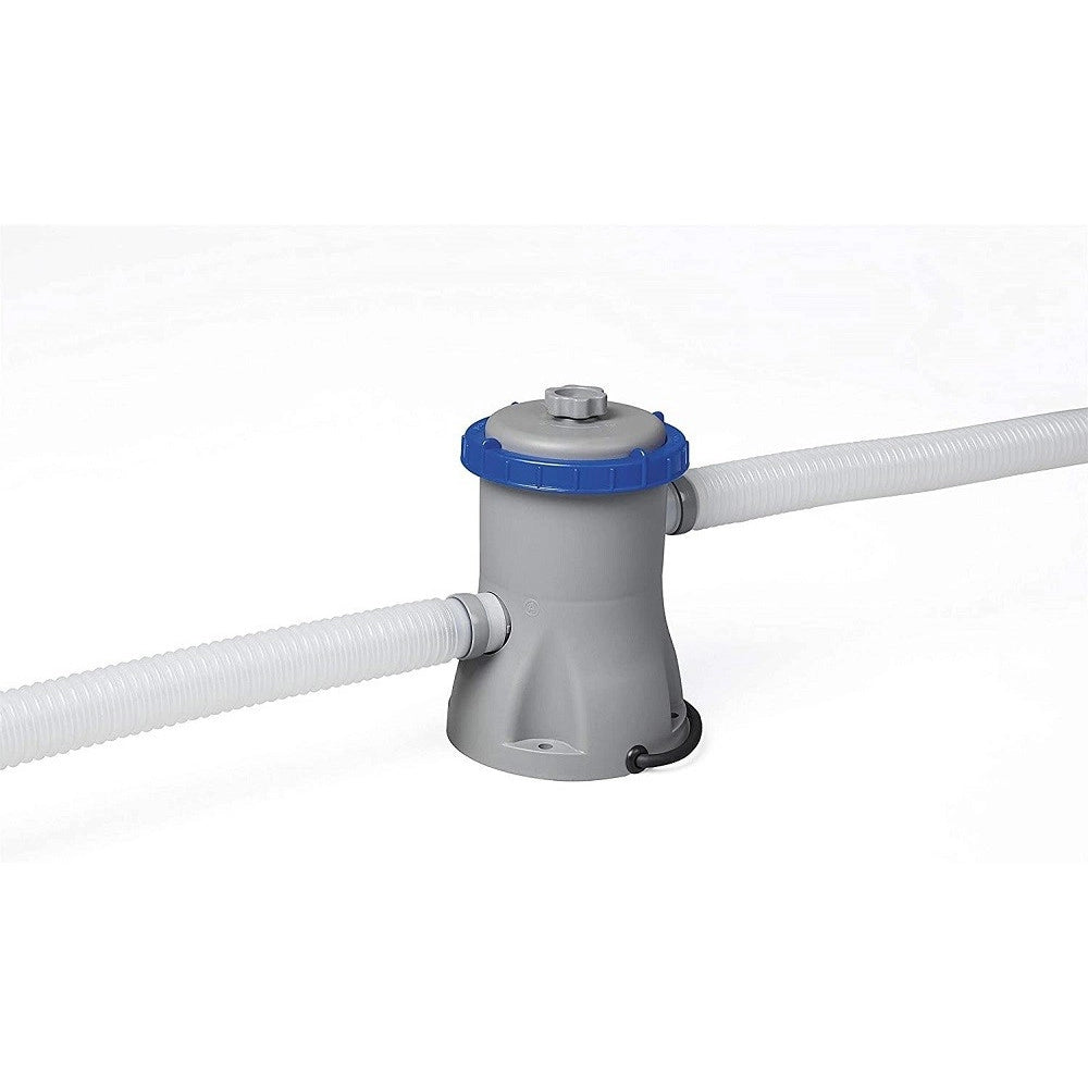 Trade Shop - Pompa Filtro A Cartuccia Tipo I 1.249 Lt/h 16 Watt Per Piscine Fuori Terra 58381 -