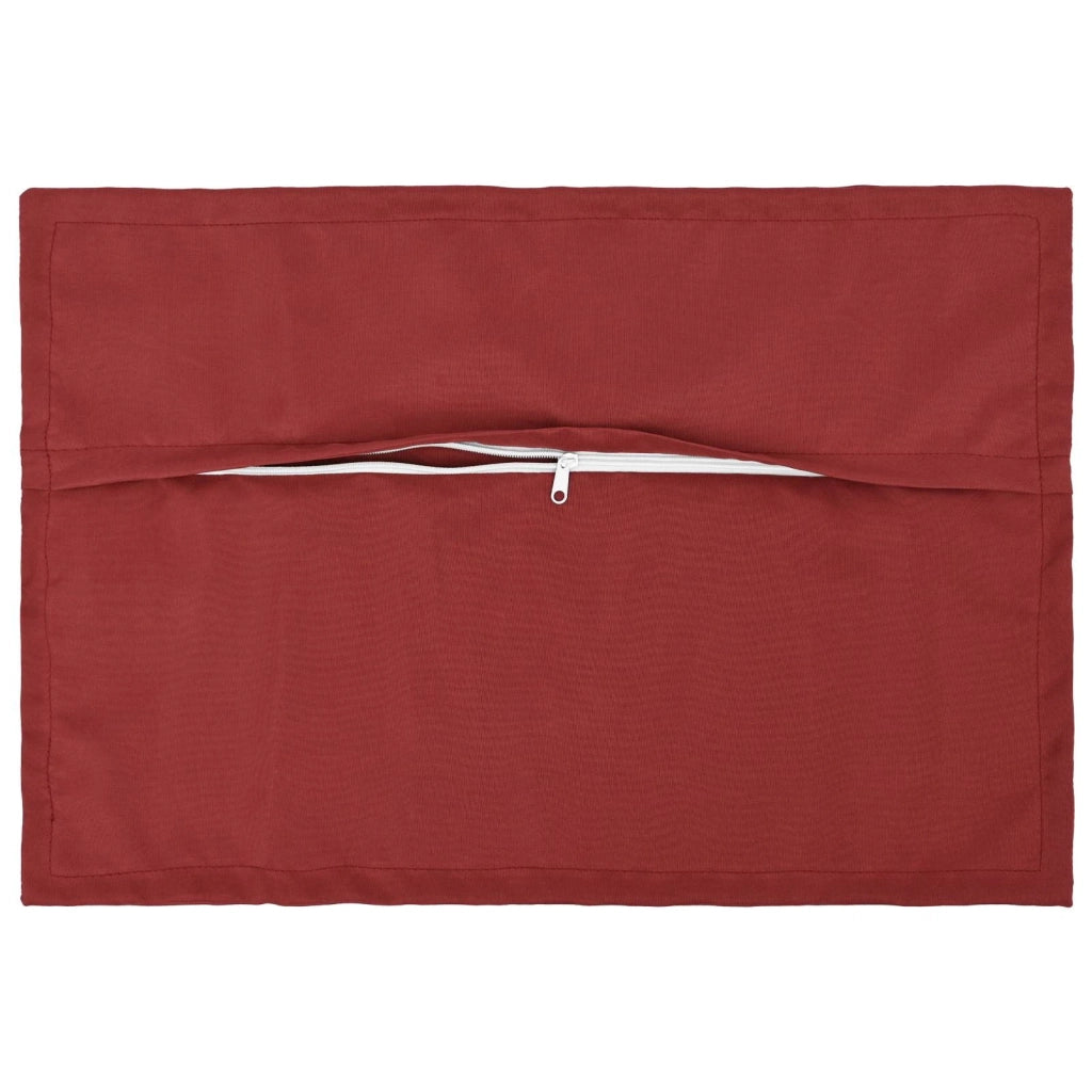 Federa 6 pz HOUTEN Rosso Vino 30 x 50 cm Poliestere 916234