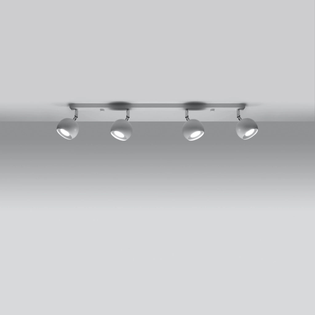Lampada a soffitto OCULARE 4L bianco