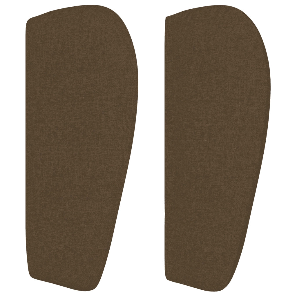 Giroletto a Molle con Materasso Marrone Scuro 90x190cm Tessuto 3126608