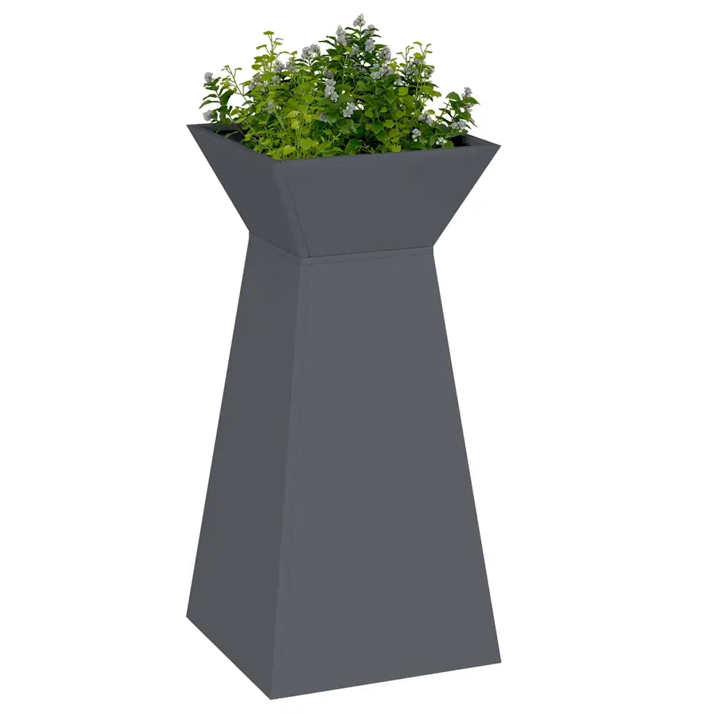 Vaso a Pilastro Antracite 35 x 35 x 73 cm 873842