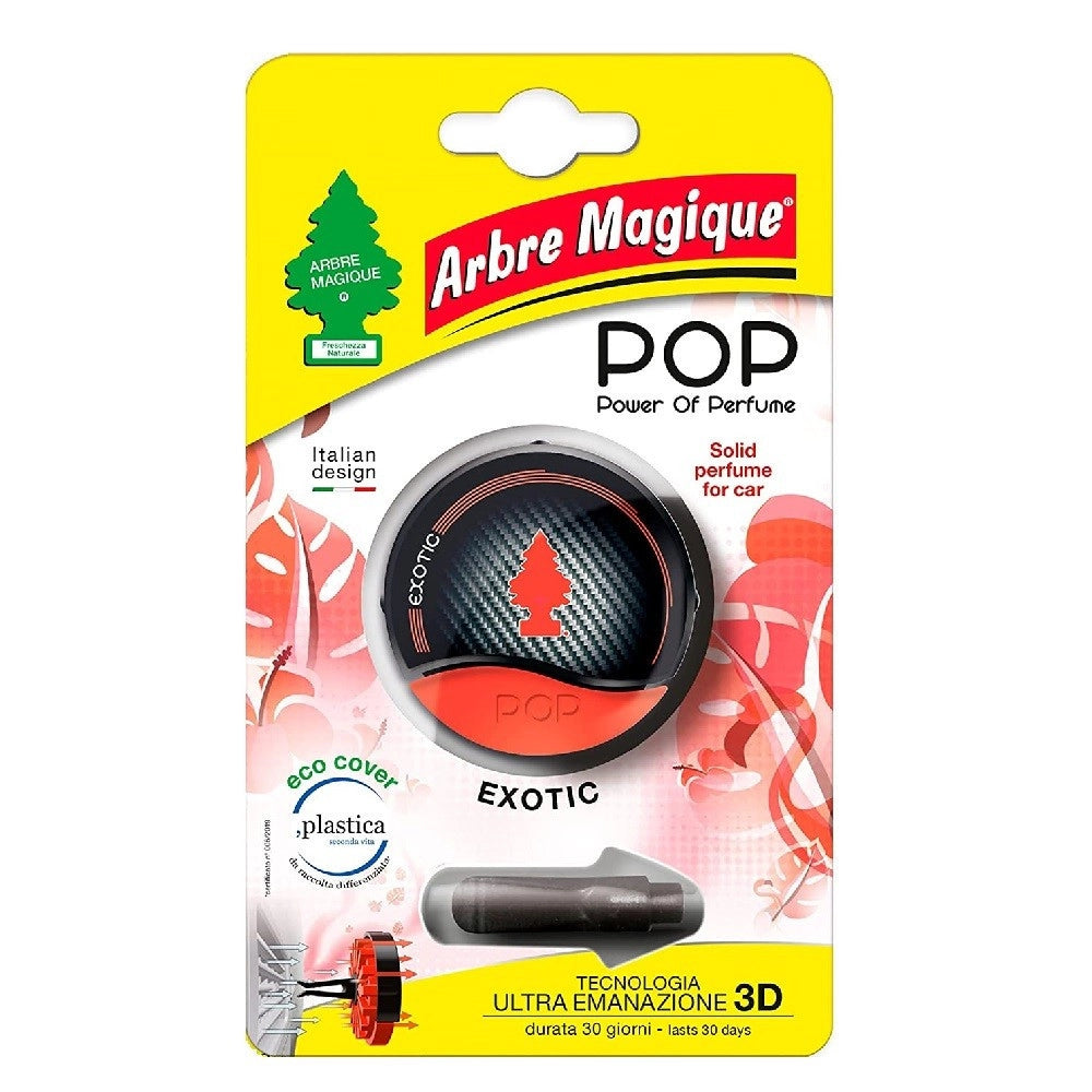 Trade Shop - Arbre Magique Pop Profumatore Deodorante Per Auto Profumazione Exotic Esotica -