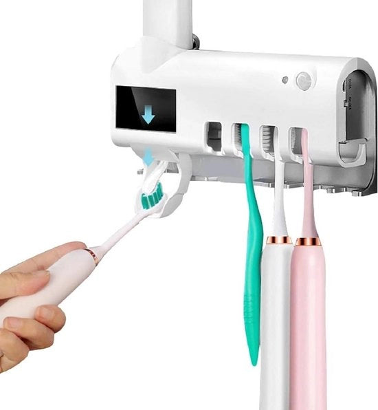 Sterilizzatore UV per supporto intelligente per spazzola da denti - design igienico