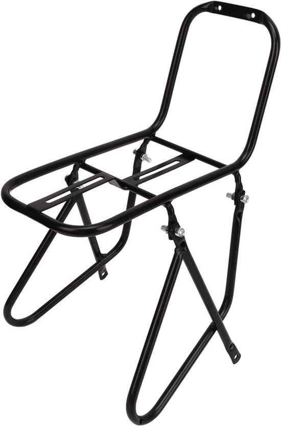 Porta Bagagli Avanti per Bicicletta da Montagna con Sostegno Stabilizzatore