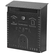 CASSETTA POSTALE 'RUSTICA' mm 230x90x290h - Nera