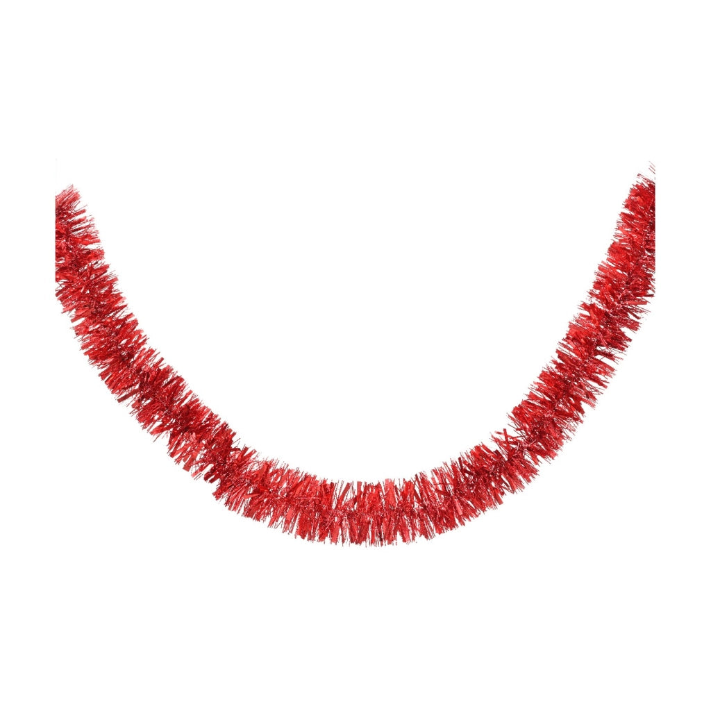Ghirlanda pet rosso d10cm x 200cm