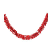 Ghirlanda pet rosso d10cm x 200cm