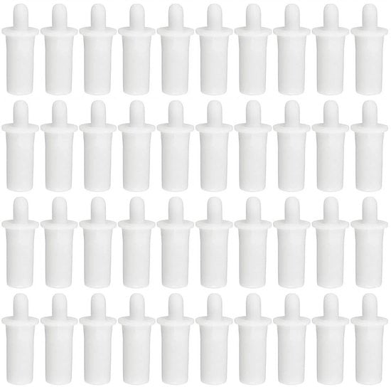Pennelli di Riparazione 40 pezzi - Pennelli di Riparazione Flessibili - Componenti Mobili - Progetto a Sospensione Elastica - 20mm x 7.8mm - Per Casa/ Negozio/ Ufficio - Pennelli per Tapparelle