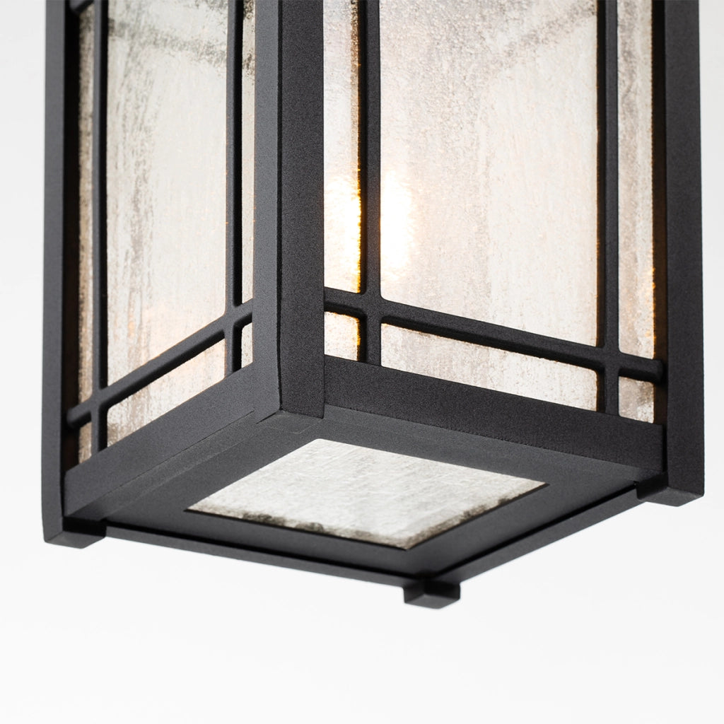 Lampada sospensione esterno nera E27 60W Cedar Point Quoizel