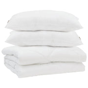 Piumone | Duvet Estivo con cuscino 3 pz Bianco Microfibra
