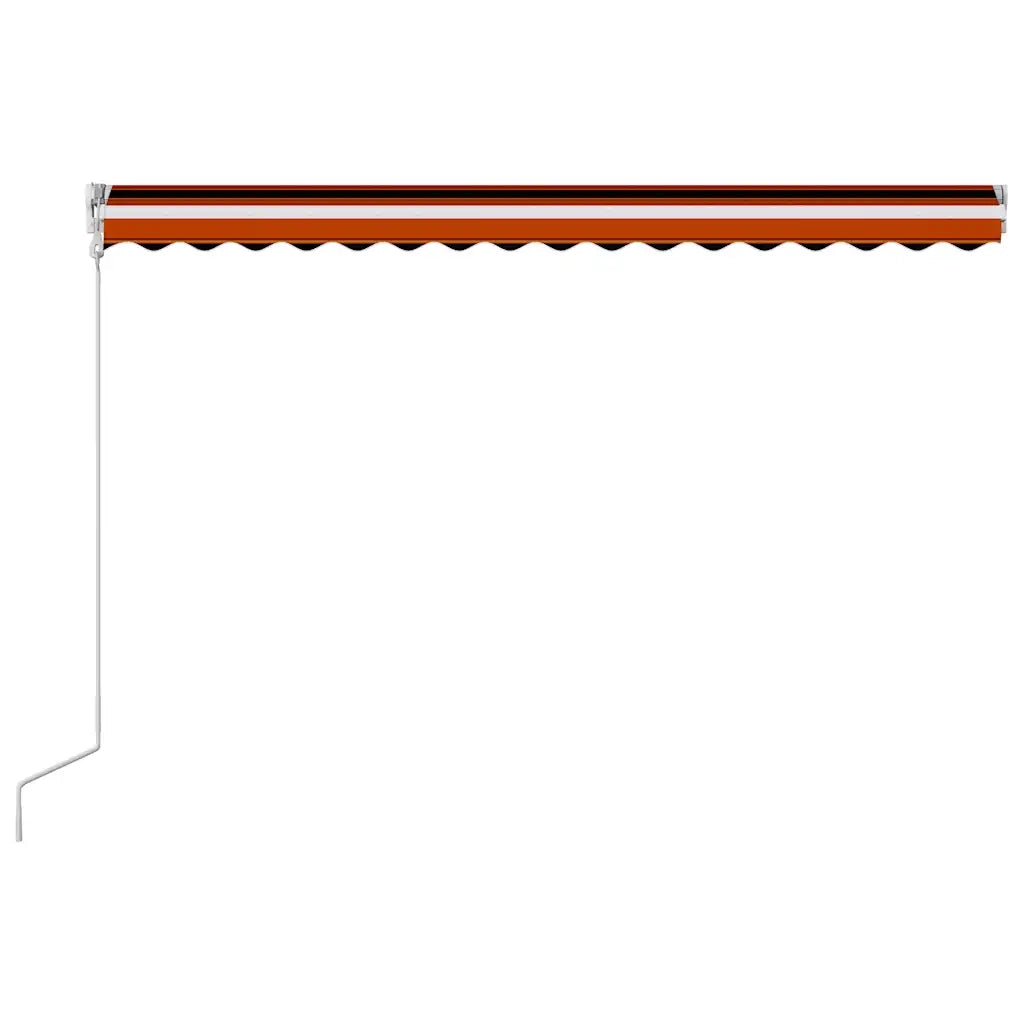 Tenda da Sole Retrattile Automatica 400x300cm Arancione&Marrone 3051203