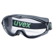 Uvex 9302290 Ultrasonic Planet Occhiali a mascherina Full Vision UV400 antigraffio antiappannamento resistente agenti chimici colore Antracite Giada