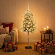 Albero di Natale Artificiale con Palline 150 cm 150 LED 3465990