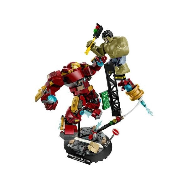 Costruzioni lego 76343 marvel super heroes battaglia epica: hulkbuster