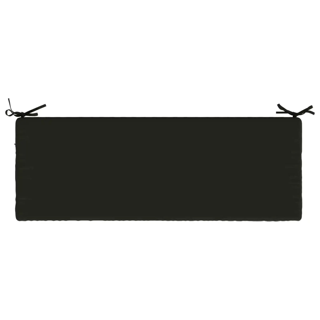 Cuscini per Panchina a 2 Pezzi SOEST 2 pz 100% Poliestere Nero 948763