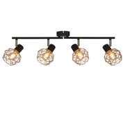 Candellux Acrobat plafoniera metallo rame/nera 4xE14