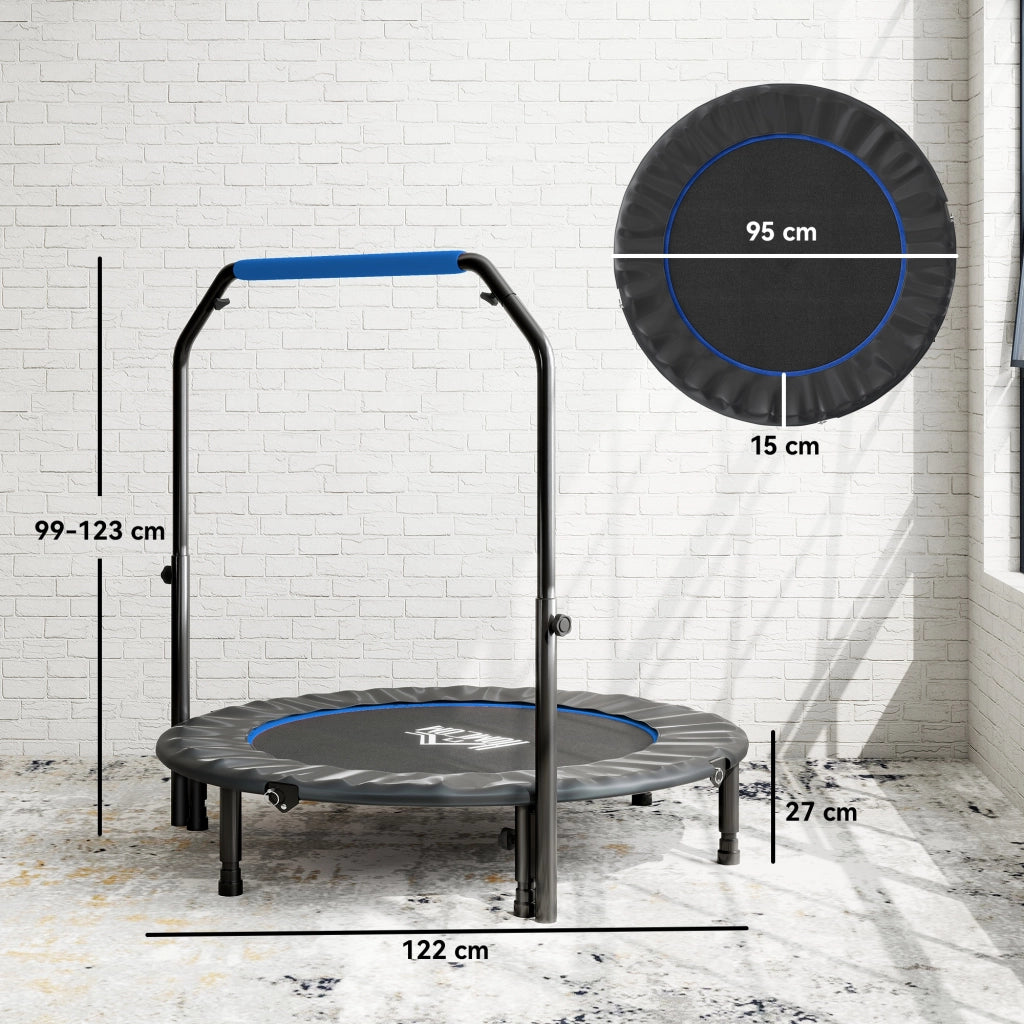 Letto Elastico Fitness ¨C Minimal ¨C Nero Blu 122x122 cm