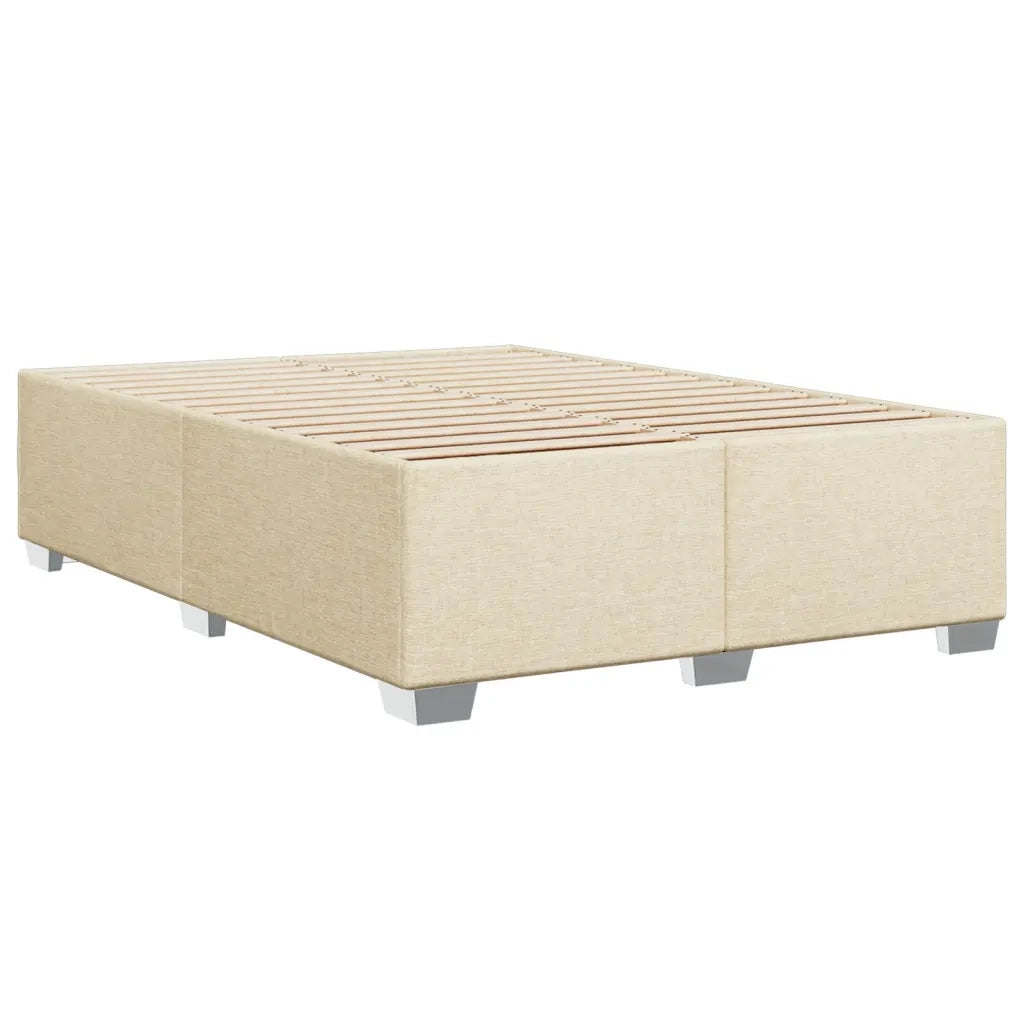 Giroletto senza Materasso Crema 140x200 cm in Tessuto