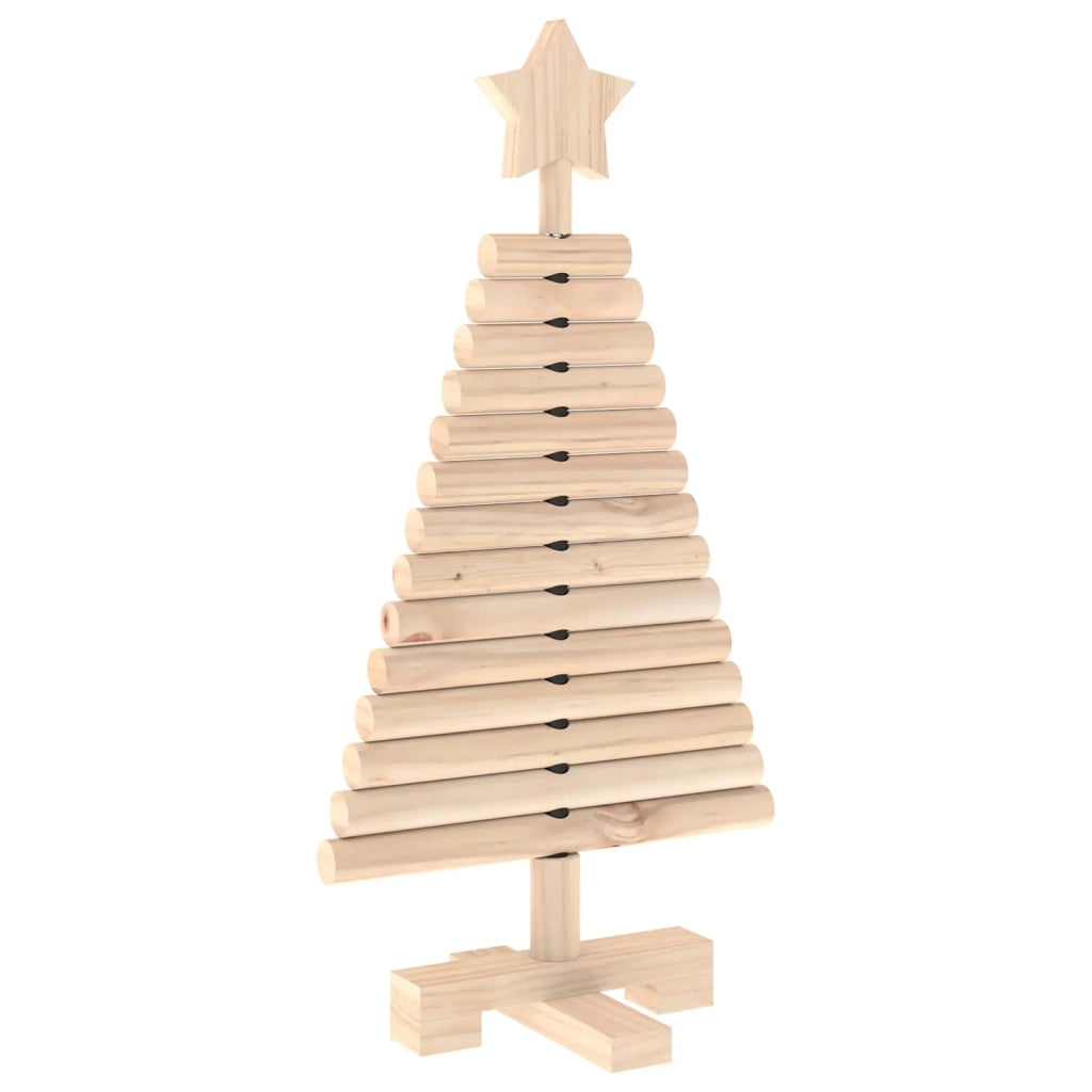 Albero di Natale in legno KOTKA 60 cm Legno Massello di Pino 42051515
