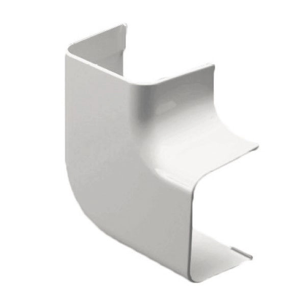 CURVA PIANA PER CONDIZIONAMENTO IN PVC - 90XH65 MM  - GIS