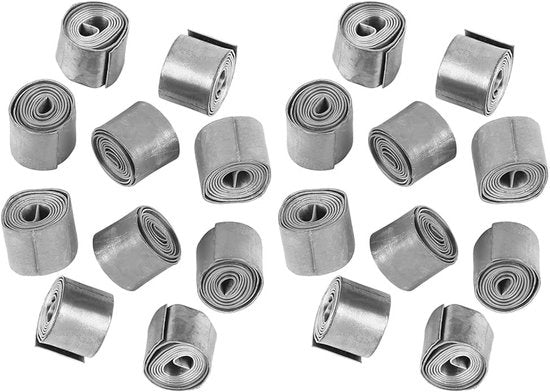 Loodblad 20 Rollen 0,6 mm - Attrezzatura per Pesca con Esche - Accessori per Esche - Pesanti - Utilizzo Flessibile - Progetto Impermeabile - Lame Lood