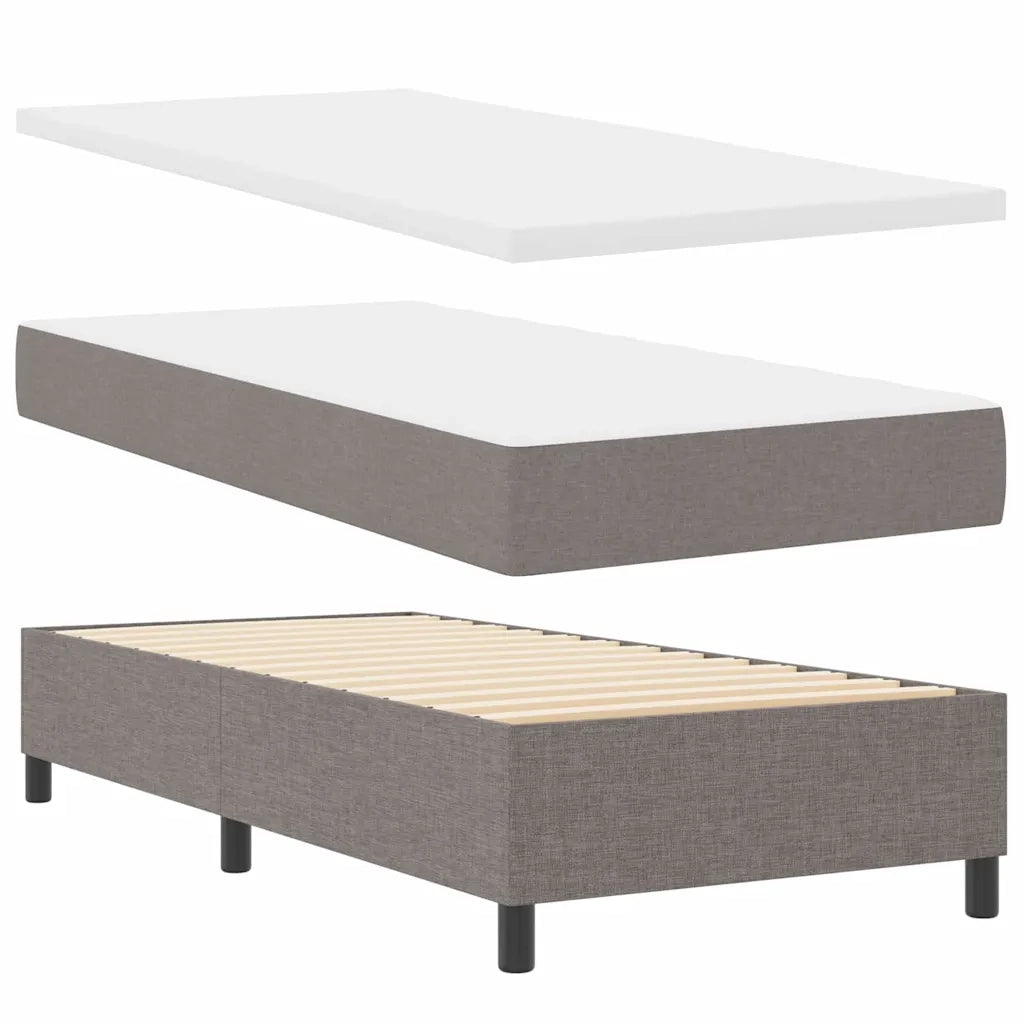Letto a molle con materasso Talpa 90 x 200 cm Tessuto 3340547