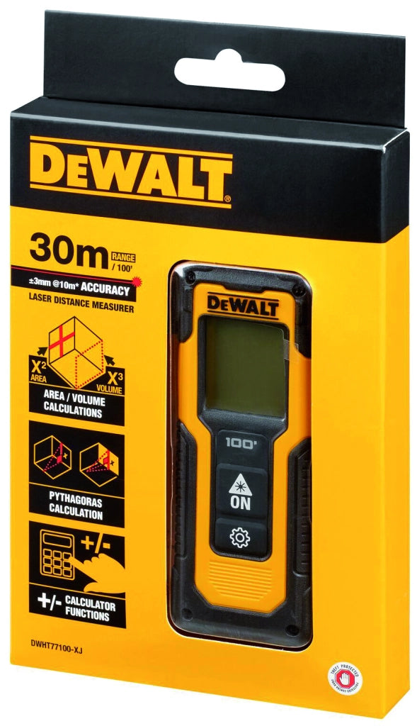 DeWalt RILEVATORE DI DISTANZE LASER DWHT77100-XJ mt. 30