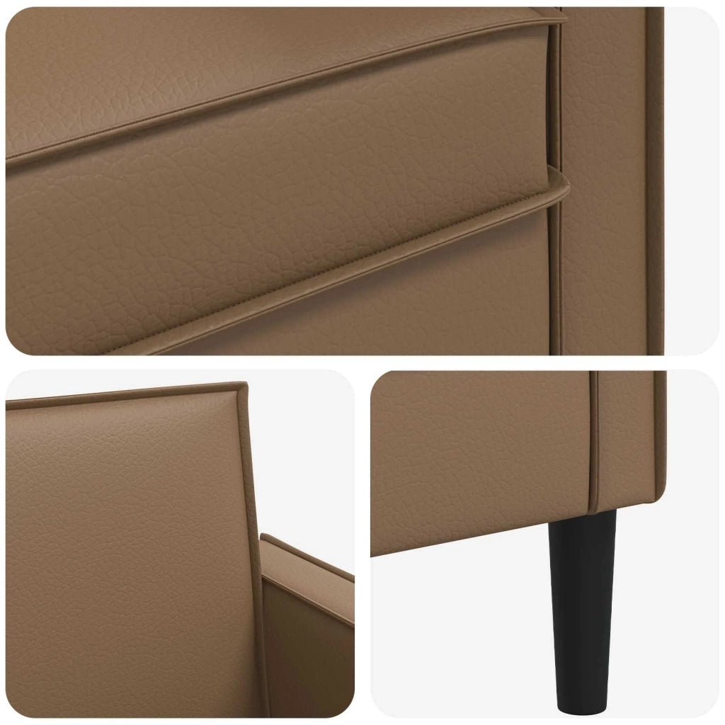 Poltrona XXL Cappuccino Similpelle 42043535