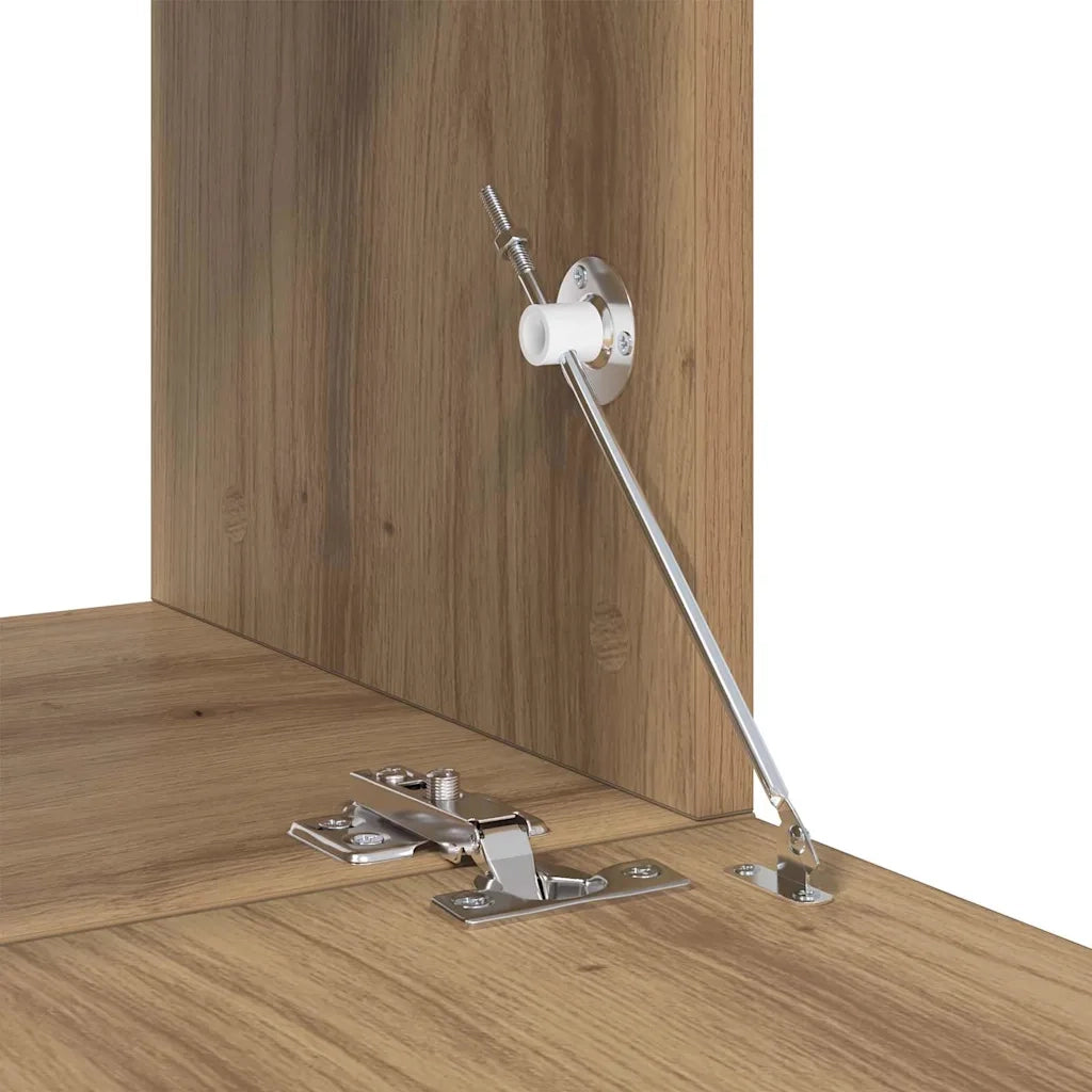Set mobile TV 2 pcs Marrone 60 x 30 x 30 cm Legno multistrato 875168