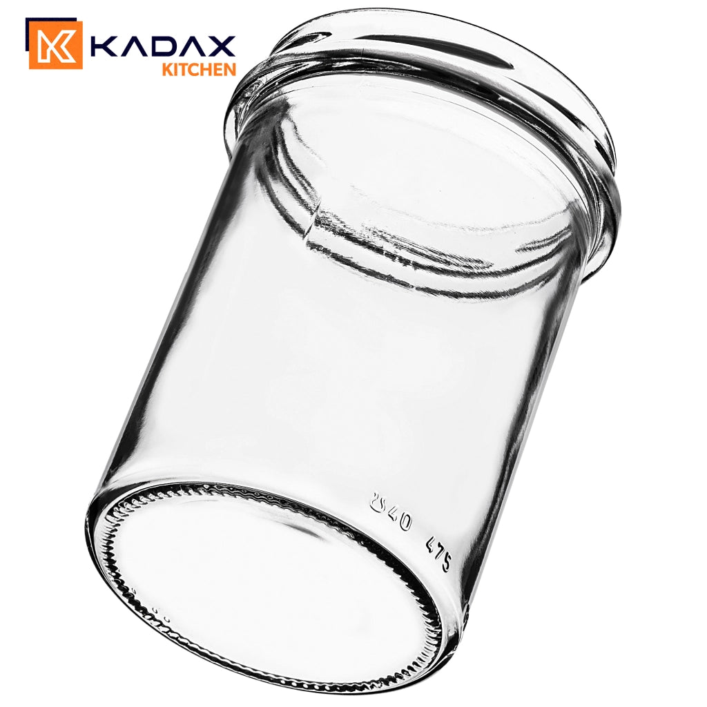 KADAX Słój TO-475 prosty fi82 475ml pakiet 48szt K