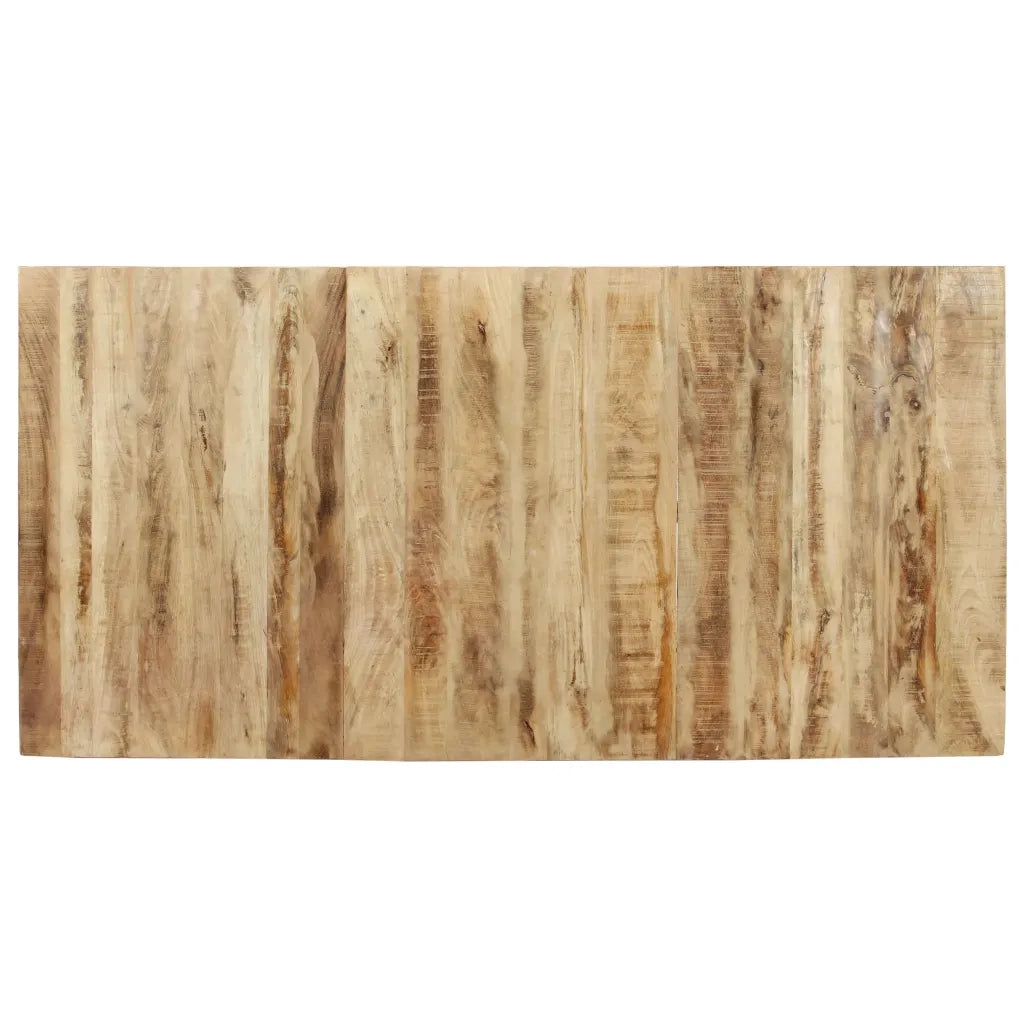 Tavolo da Pranzo 160x80x76 cm in Legno Massello di Mango Grezzo 323566