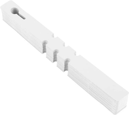 Etichette per piante - Resistenti all'acqua - Bianche - Giardino - Decorazione - Stelo - Etichette - Etichette per piante - Giardino - Ornamento - 100 pezzi - Plastica - Adatto per alberi da frutto (Bianchi)
